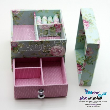 جعبه جواهرات - طرح گل‌های شکفته-MC0023